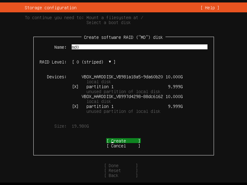 Установка ubuntu на zfs raid